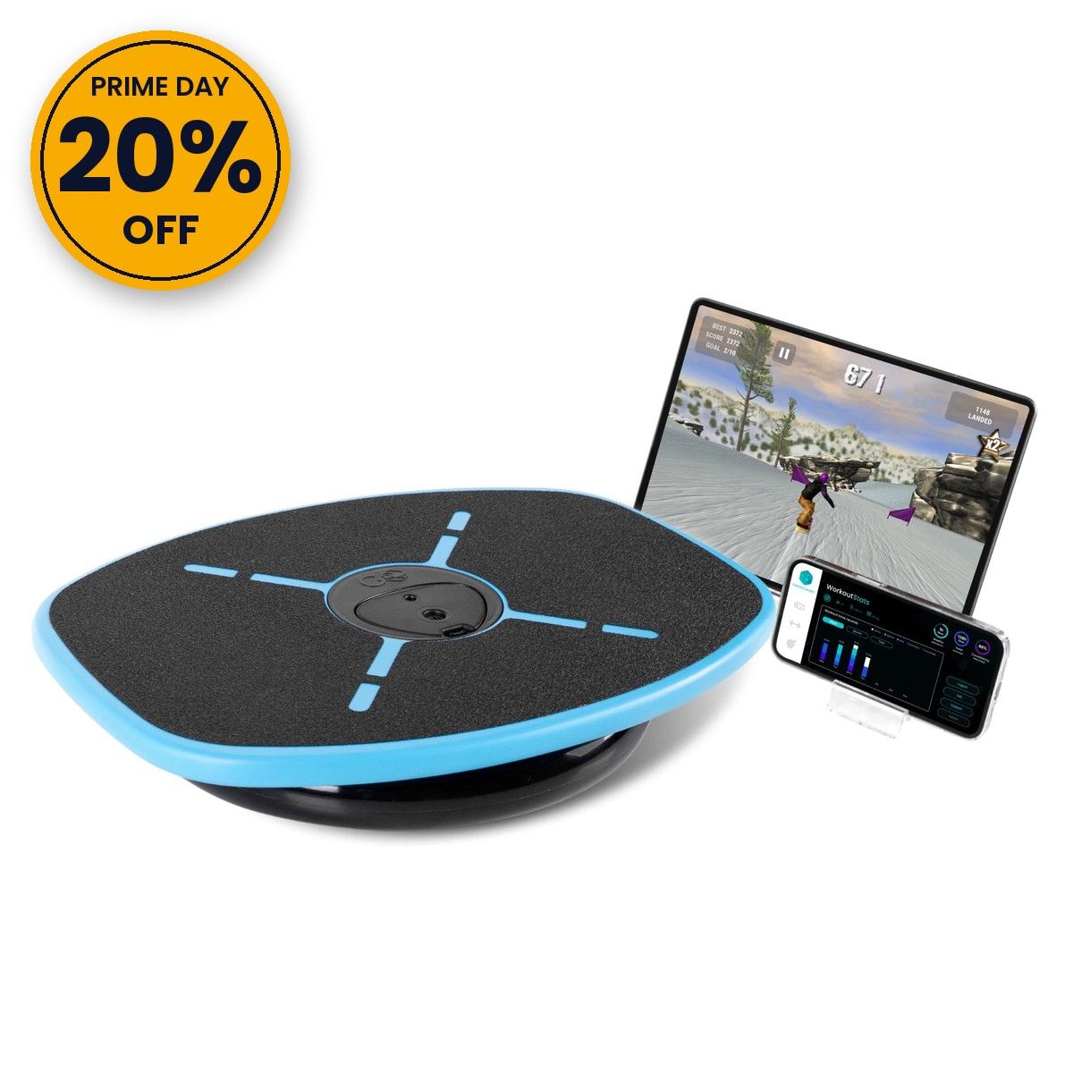 GoBalance Sport with a Prime Day 20% off badge (round seal)