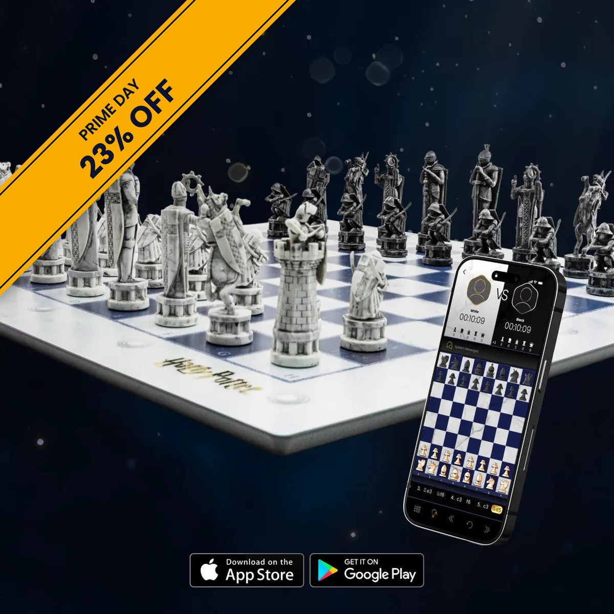 GoChess Wizard Mini with a Prime Day 23% off badge (corner ribbon)