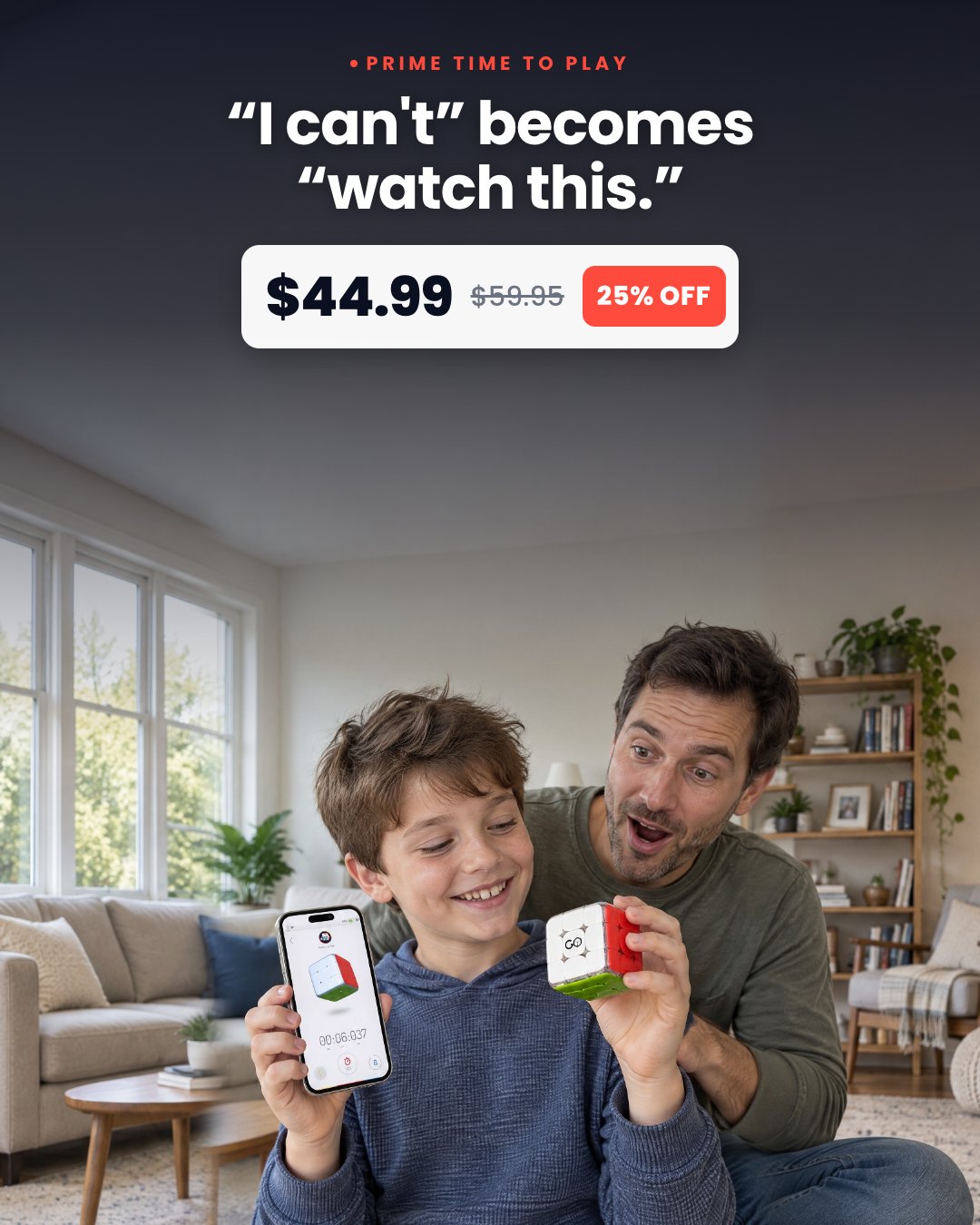 “I can't” becomes “watch this.”