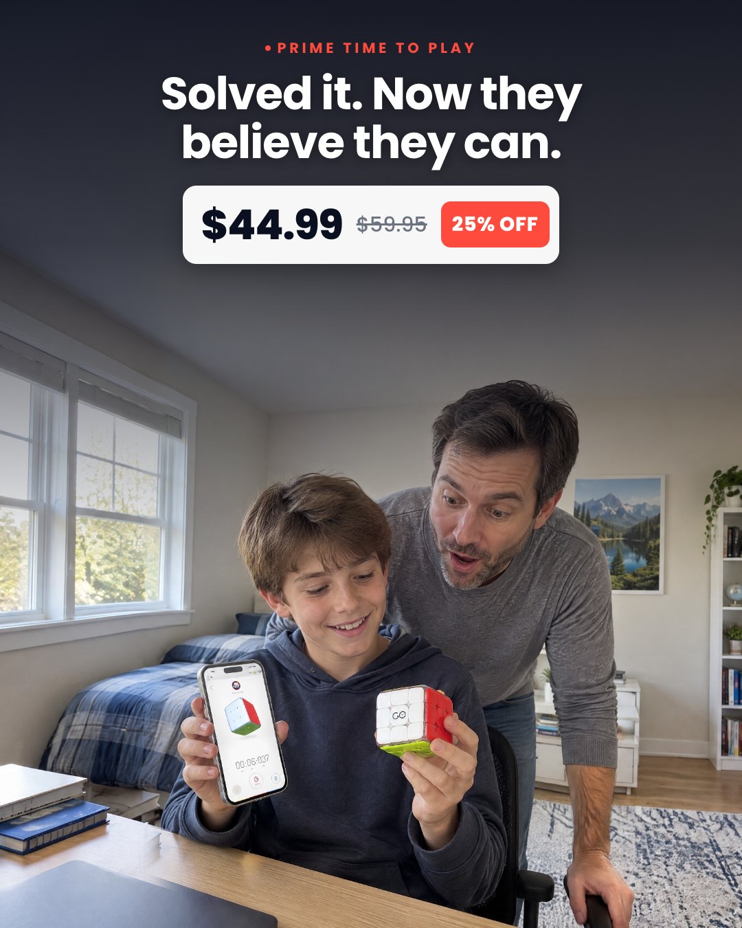 Solved it. Now they believe they can.