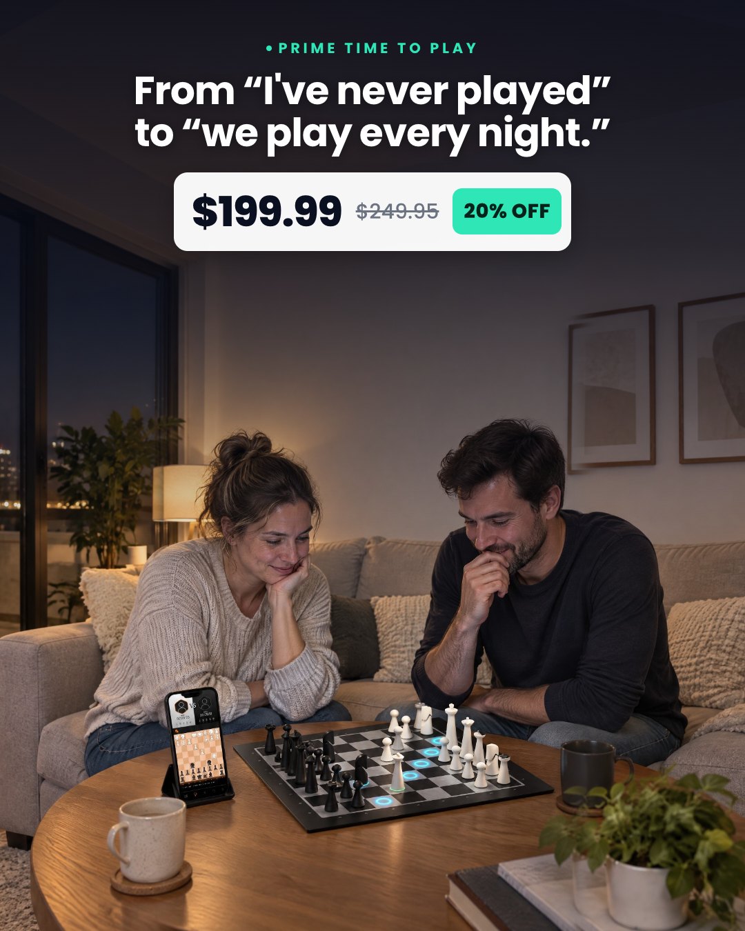 From “I've never played” to “we play every night.”