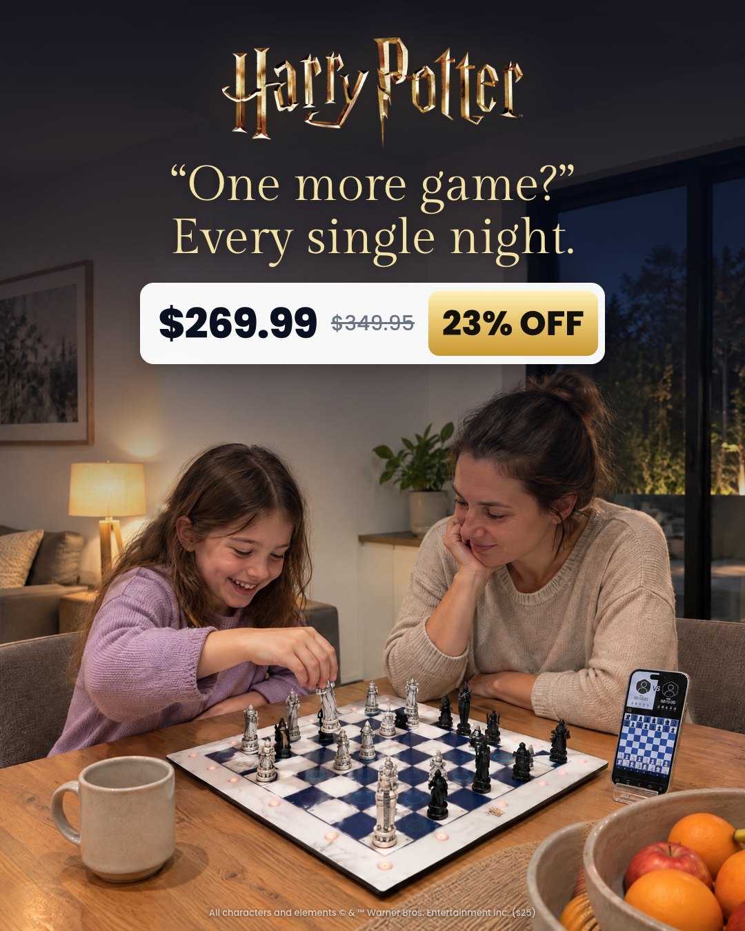“One more game?” Every single night.