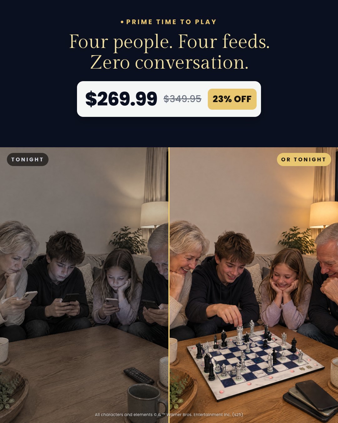 Four people. Four feeds. Zero conversation.