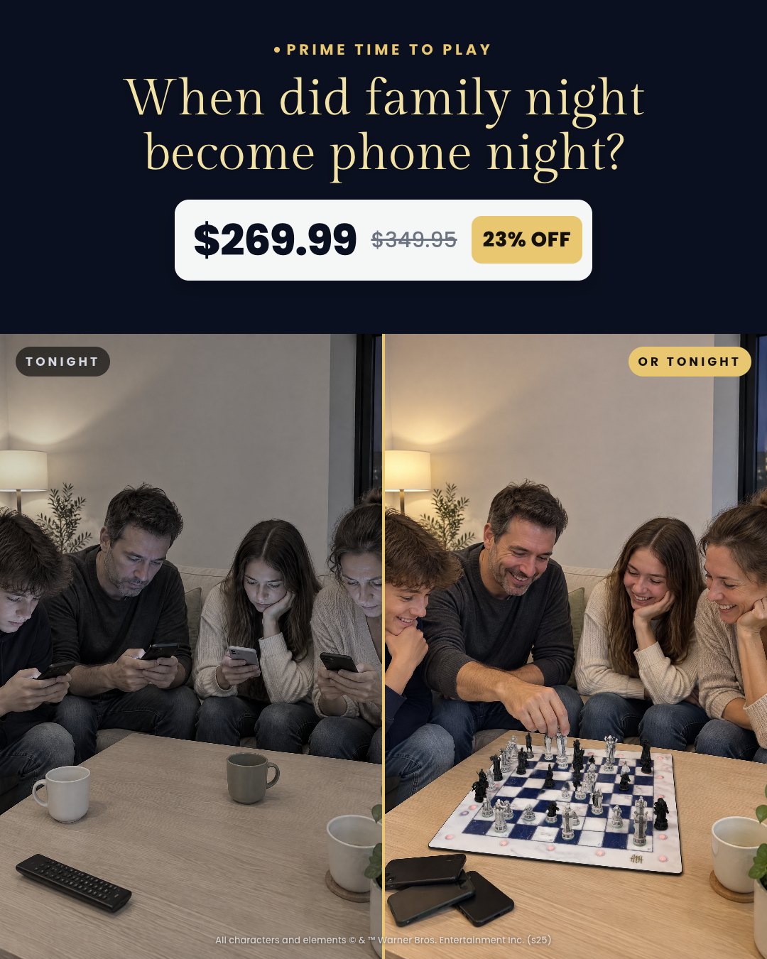 When did family night become phone night?
