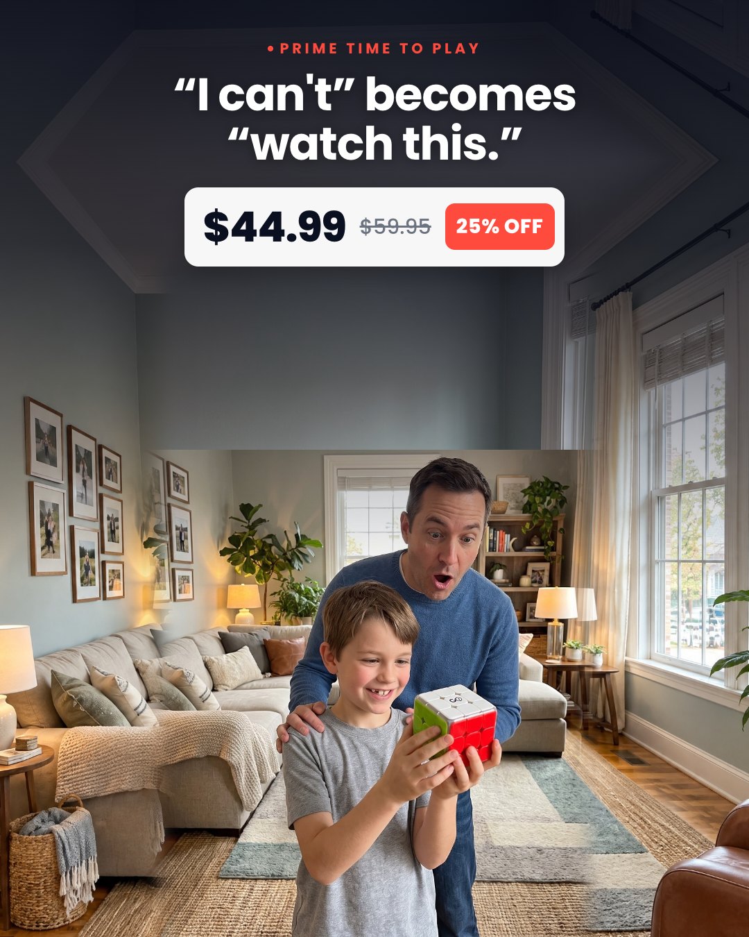 “I can't” becomes “watch this.”