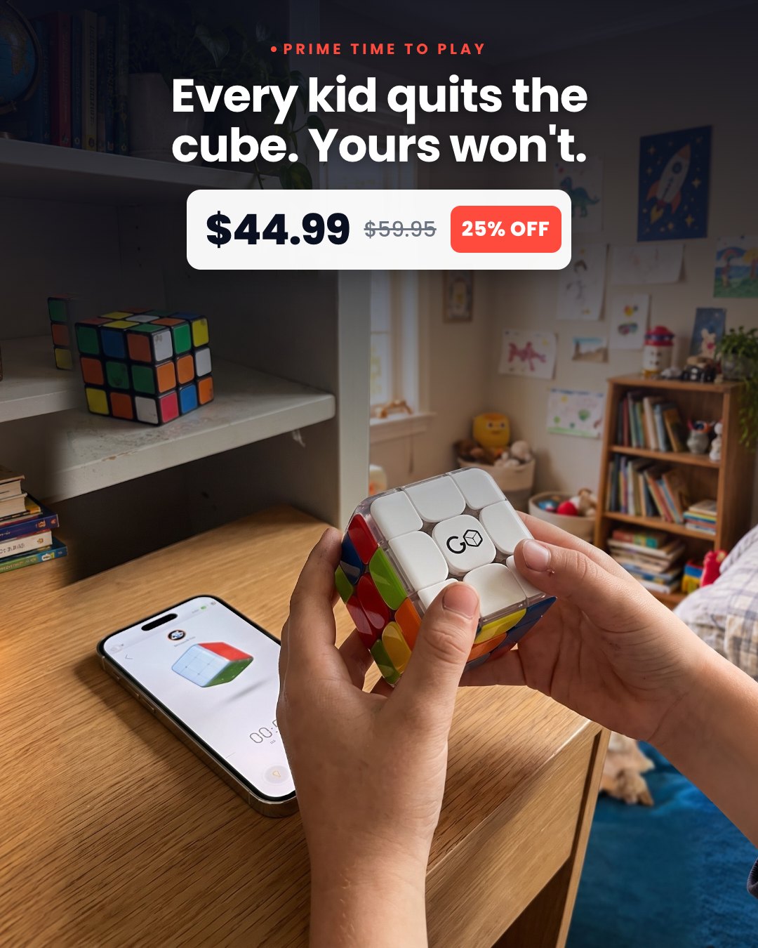 Every kid quits the cube. Yours won't.