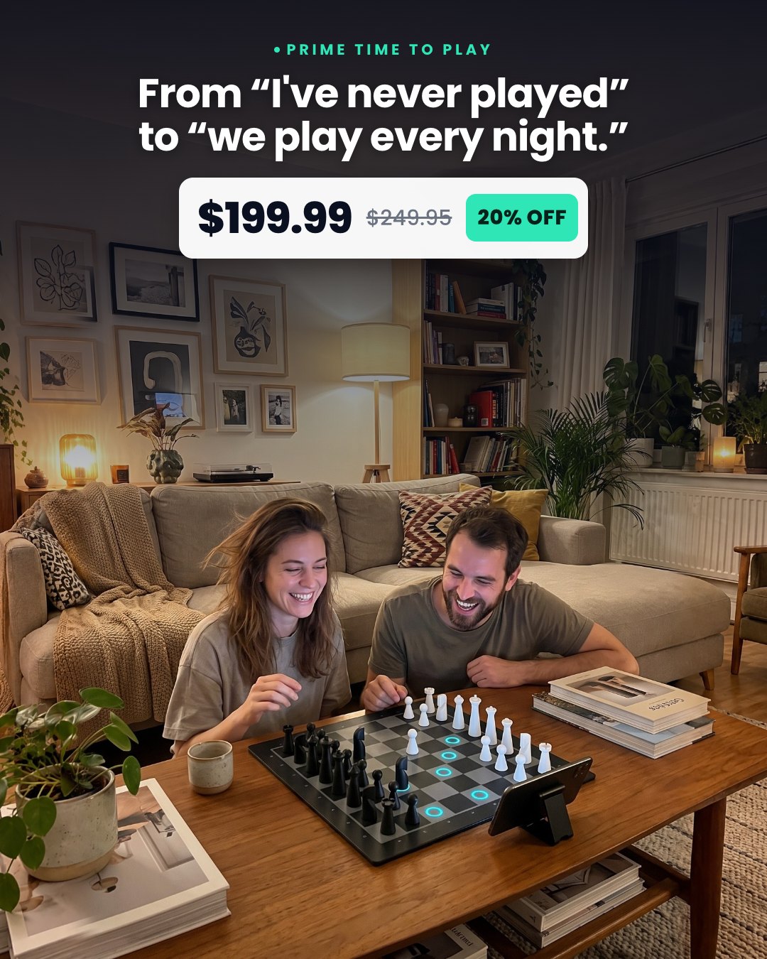 From “I've never played” to “we play every night.”