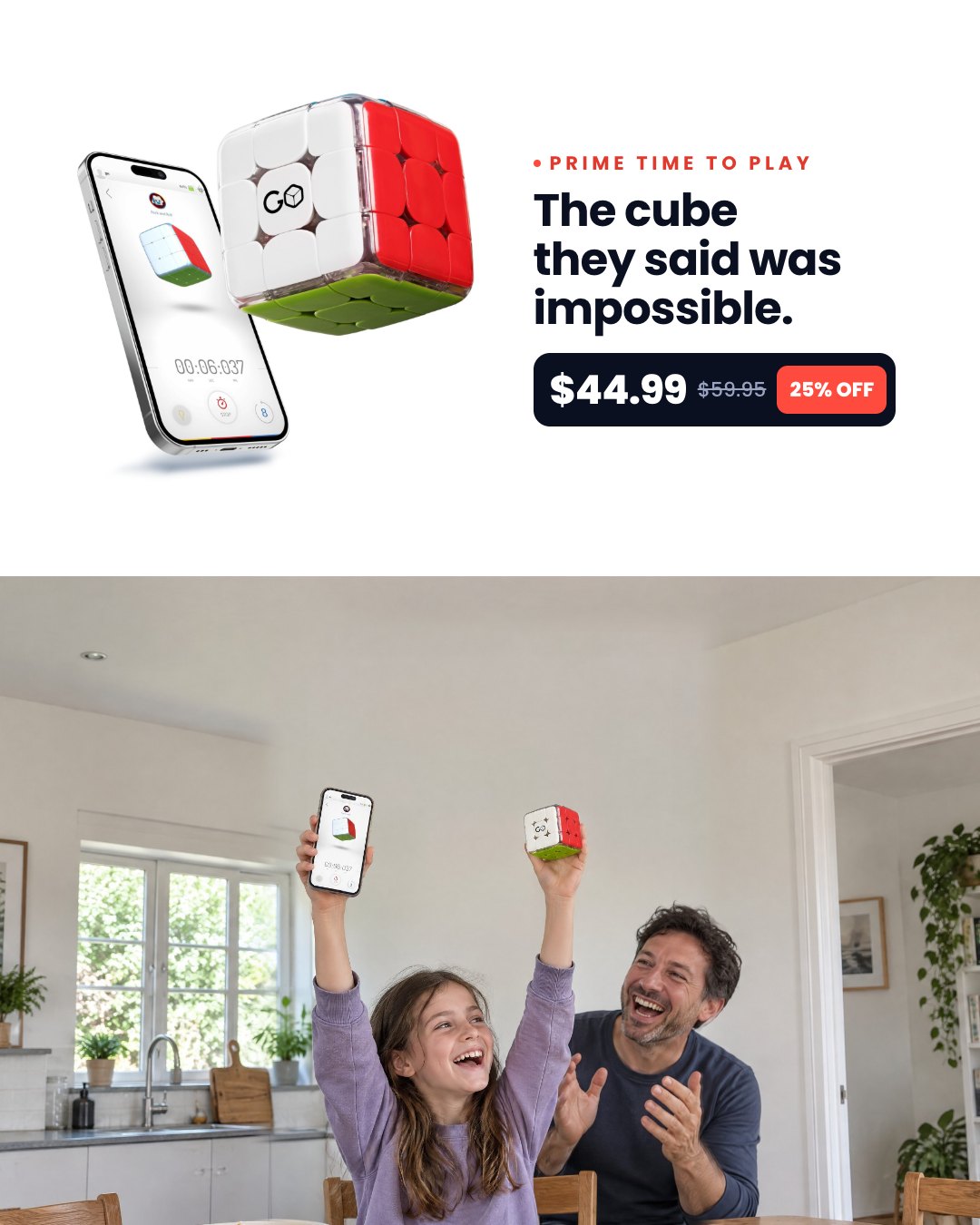 The cube they said was impossible.