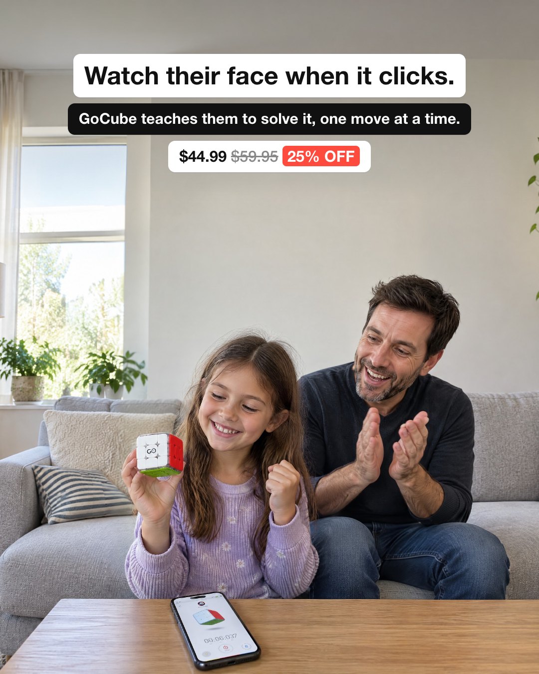 Watch their face when it clicks.