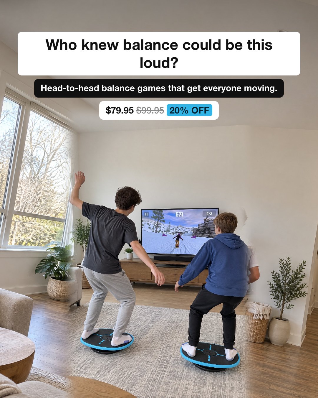 Who knew balance could be this loud?