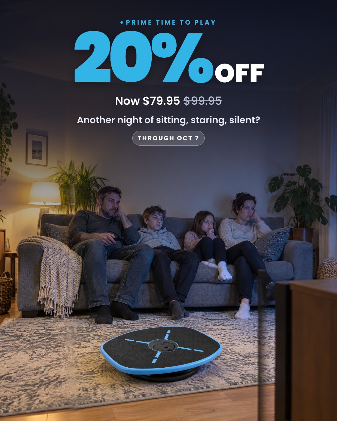 Another night of sitting, staring, silent?