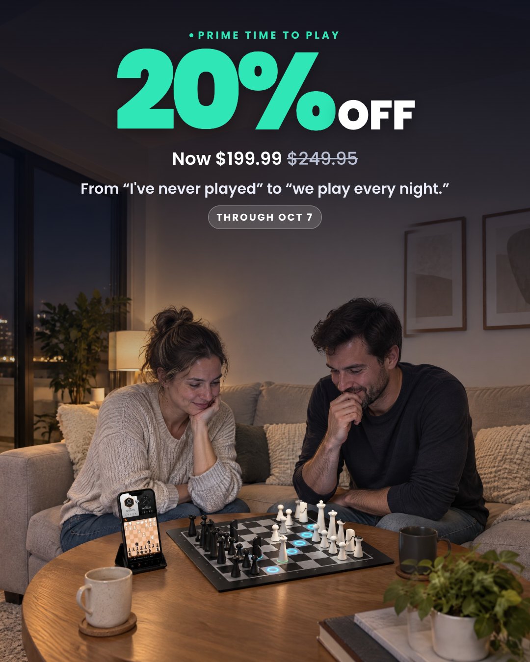 From “I've never played” to “we play every night.”