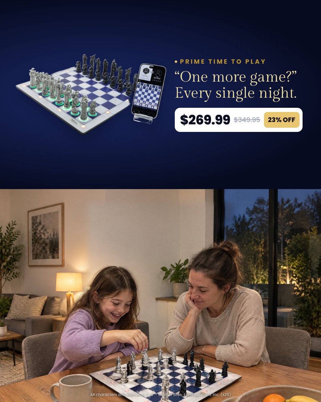 “One more game?” Every single night.