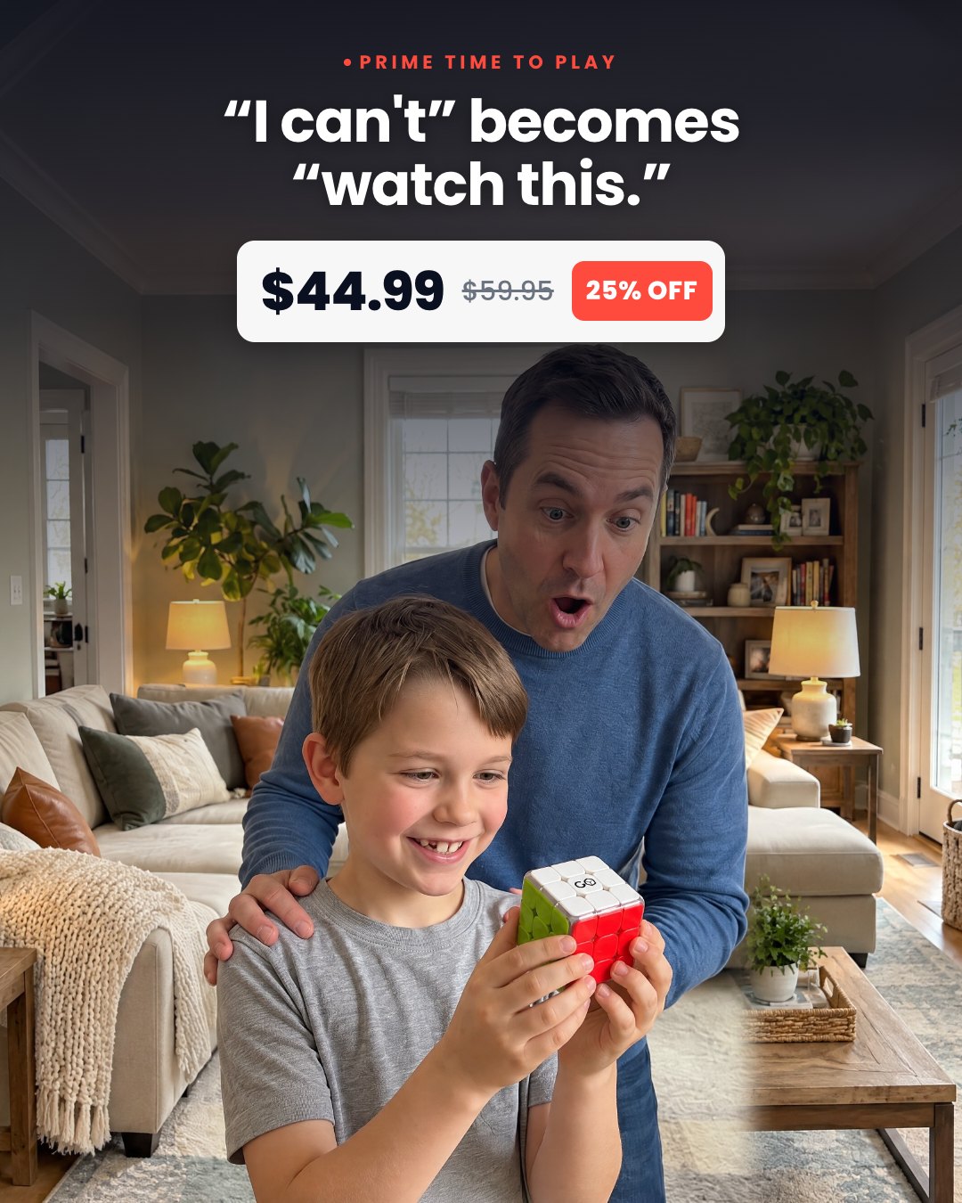 “I can't” becomes “watch this.”