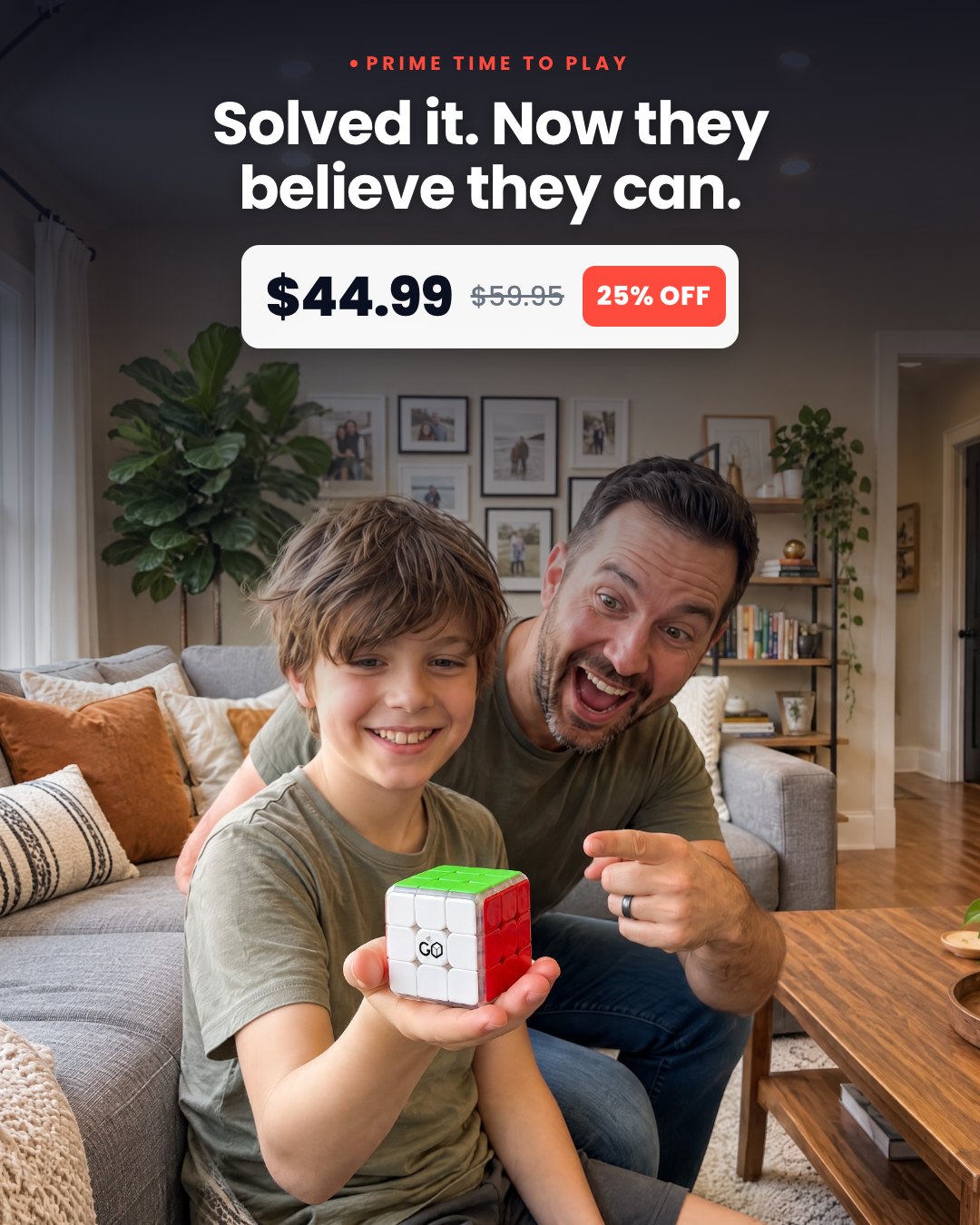 Solved it. Now they believe they can.