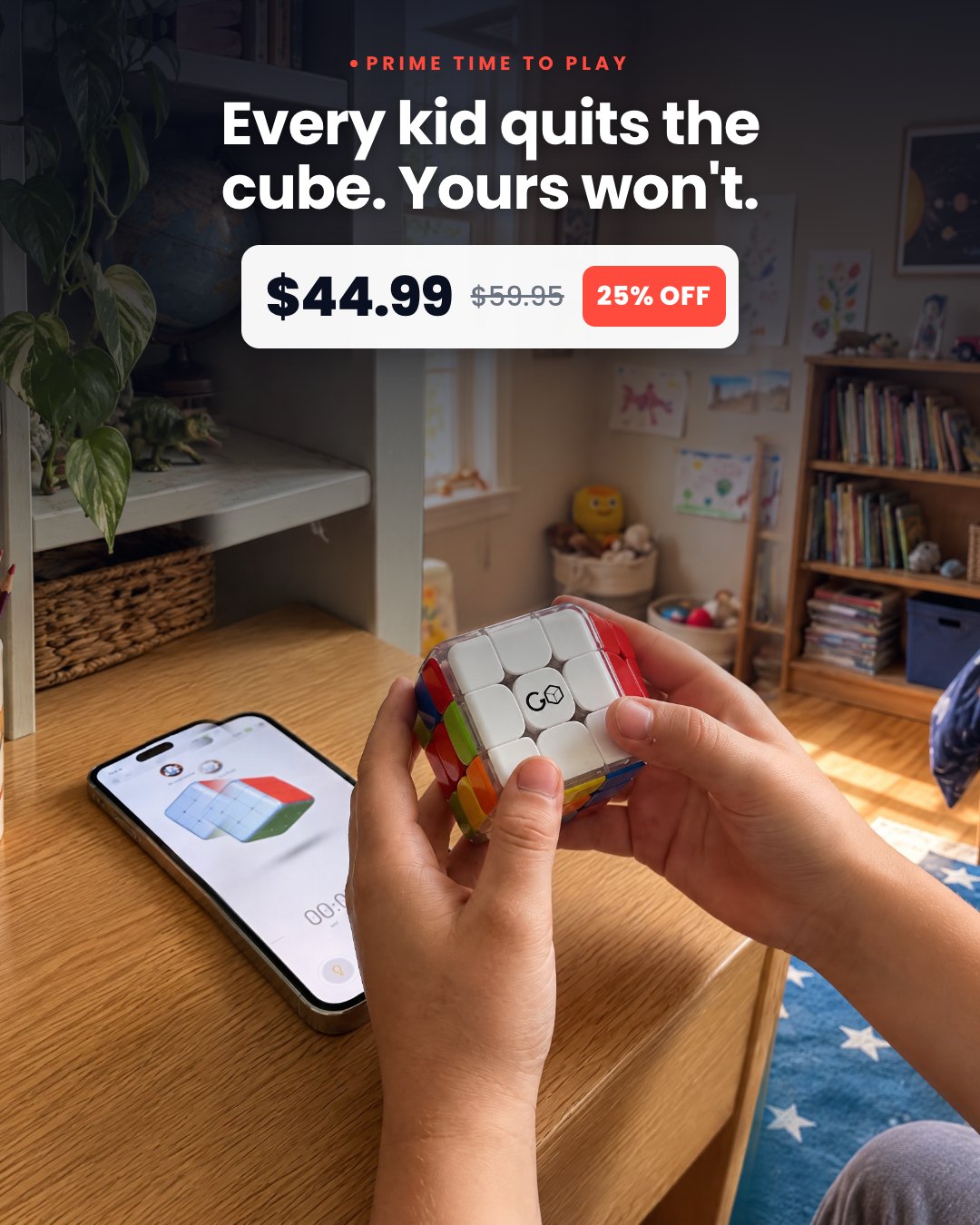 Every kid quits the cube. Yours won't.