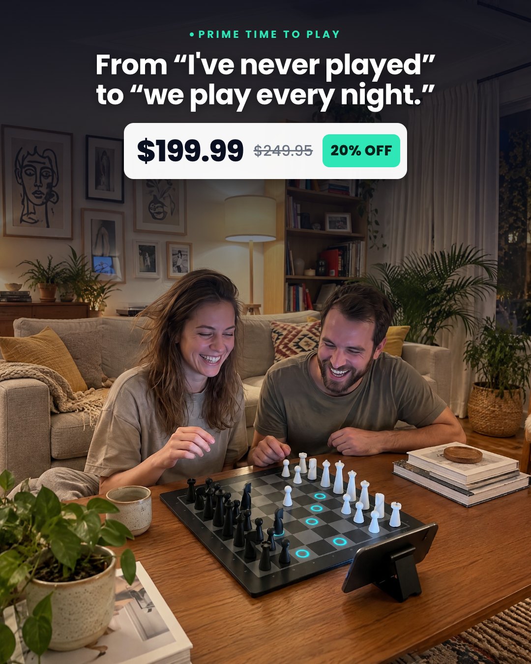 From “I've never played” to “we play every night.”