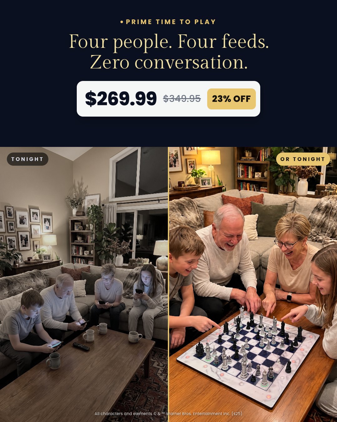 Four people. Four feeds. Zero conversation.