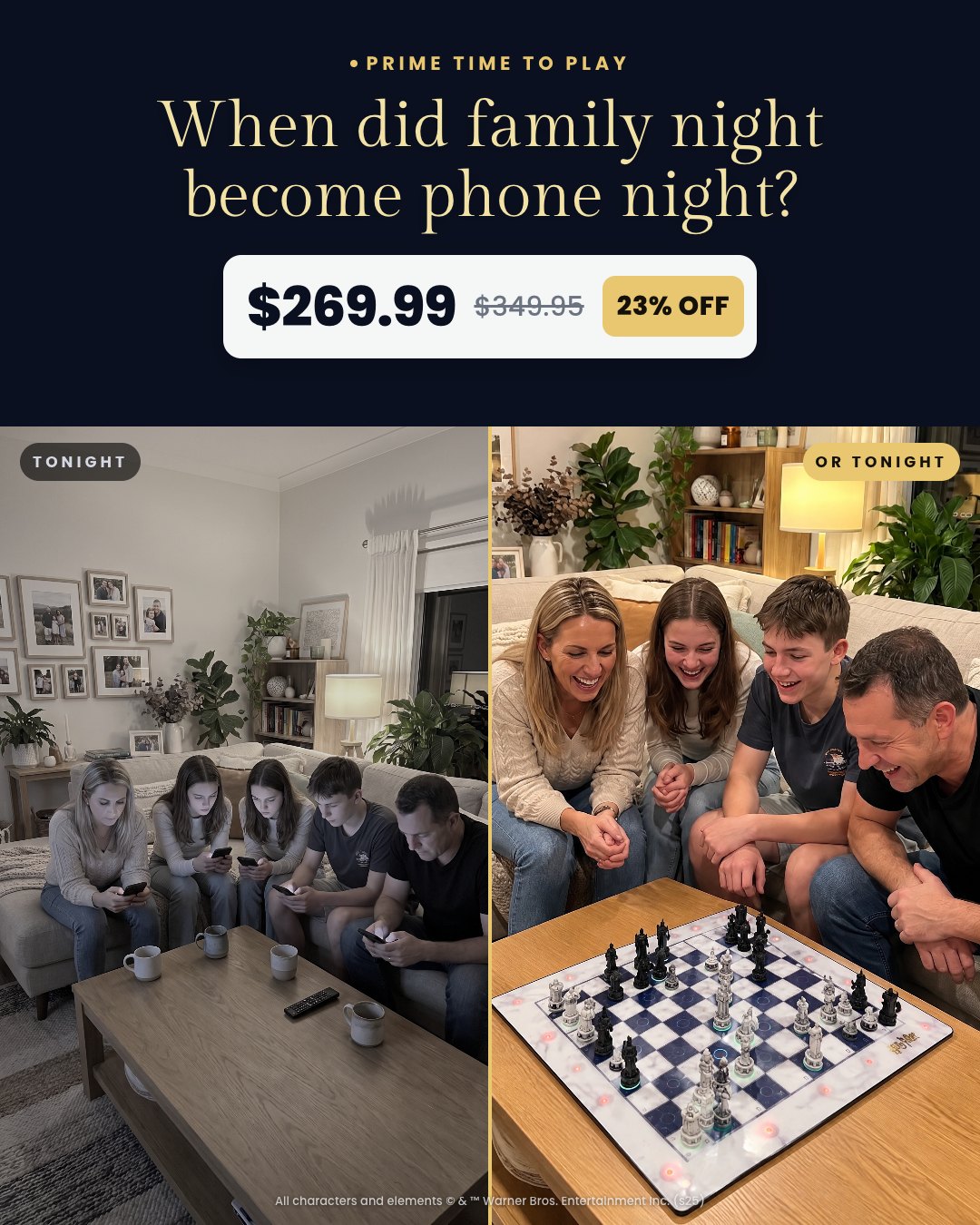 When did family night become phone night?