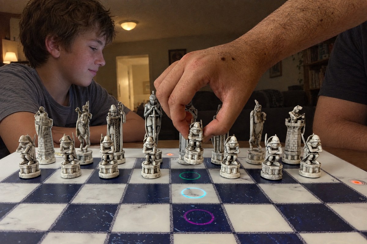 GoChess Wizard Lite · Lit up by a move ad K03