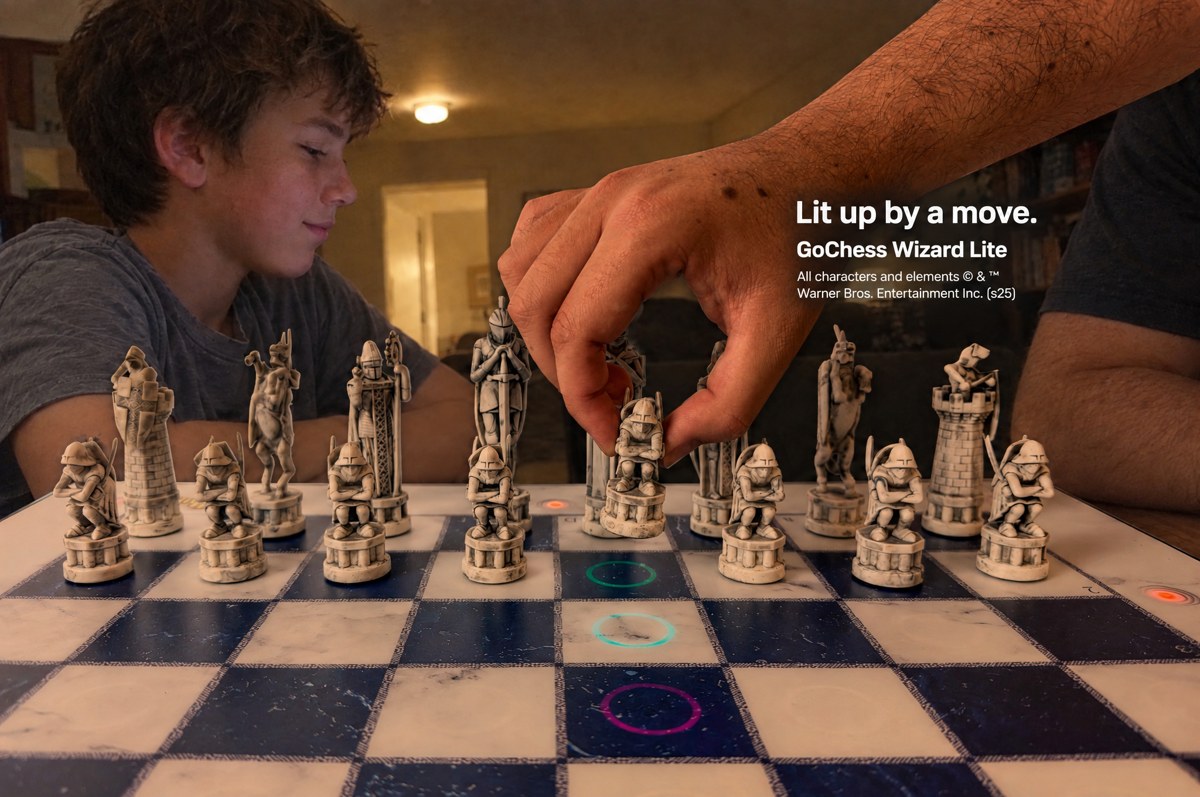 GoChess Wizard Lite · Lit up by a move ad K05