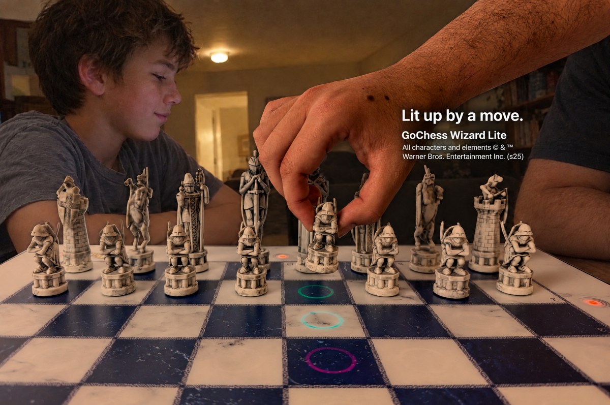 GoChess Wizard Lite · Lit up by a move ad K06